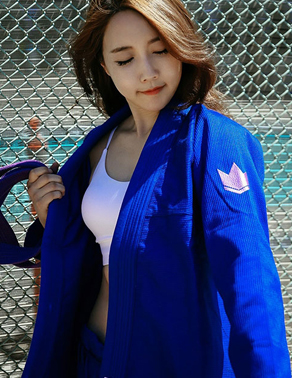 킹즈 원 여성용 - 블루/라벤더 (화이트벨트 포함)